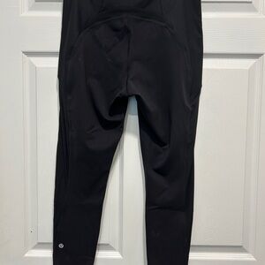 lululemon athletica Black Everlux and Mesh Super High Rise Tights Leggings 12